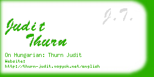 judit thurn business card